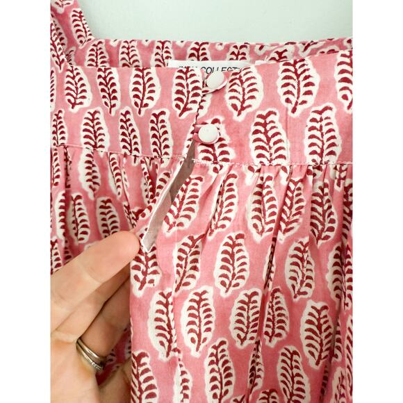 Emerson Fry | India Collection | NWT Emerson Fry Adelina Blouse in Rosey | Sz L - Picture 5 of 12